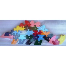 Wooden Block Dinosaur Puzzle Wooden Block Dinosaur Puzzle